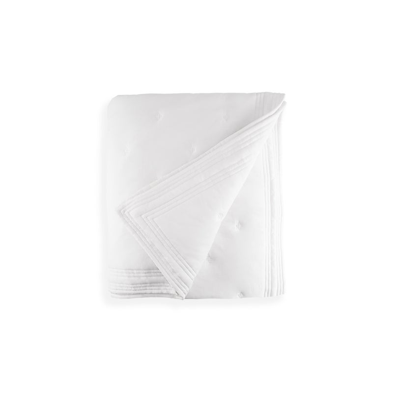 Michael Aram Tufted Quilt Queen Coverlet - Cloud