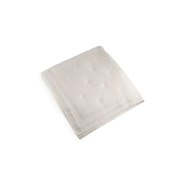 Michael Aram Tufted Quilt Queen Coverlet - Stone