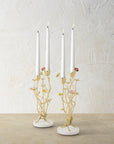 Michael Aram Wildflowers Candleholders S/2