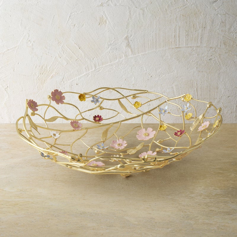 Michael Aram Wildflowers Centerpiece Basket