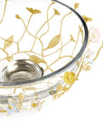 Michael Aram Wildflowers Large Glass Bowl