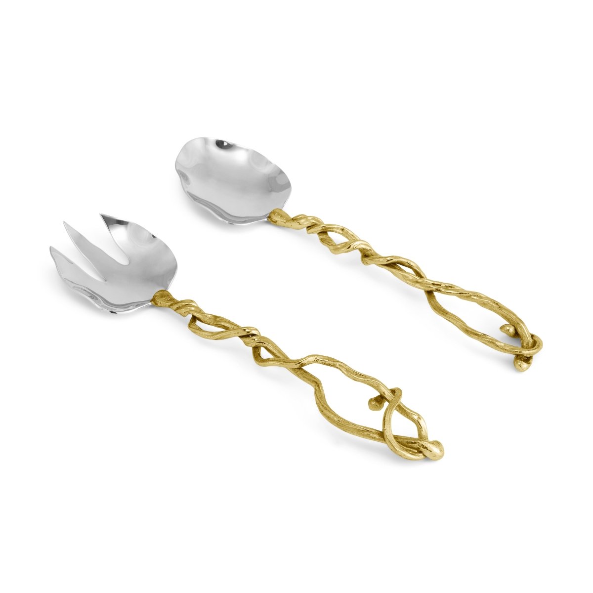 Michael Aram Wisteria Gold Serving Set