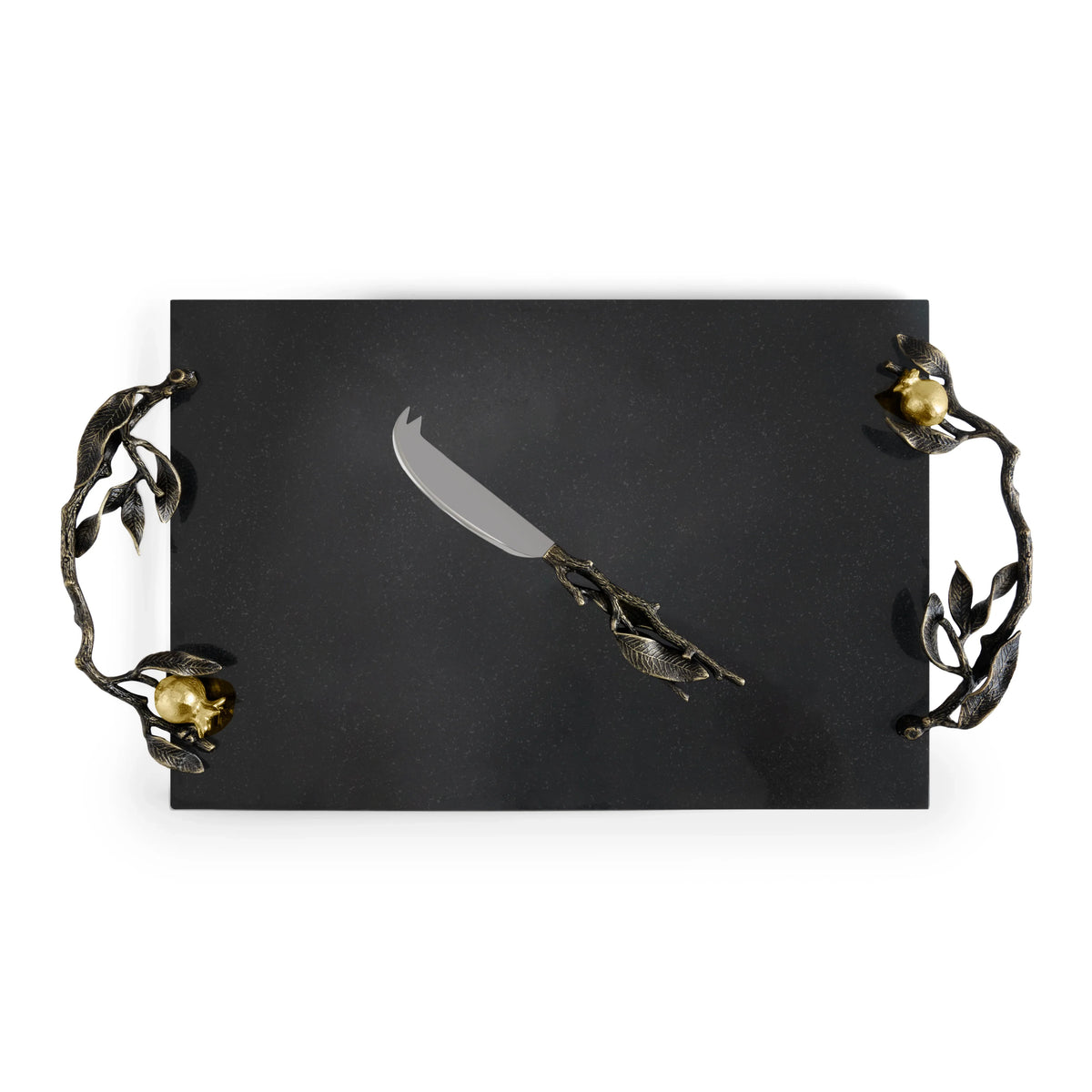 Pomegranate Cheese Board with Knife