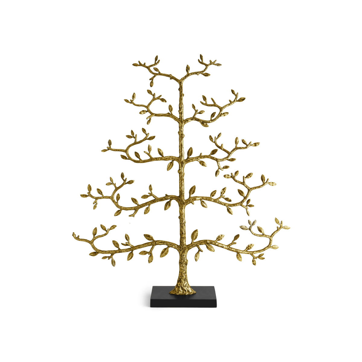 Espalier Christmas Ornament Tree Gold