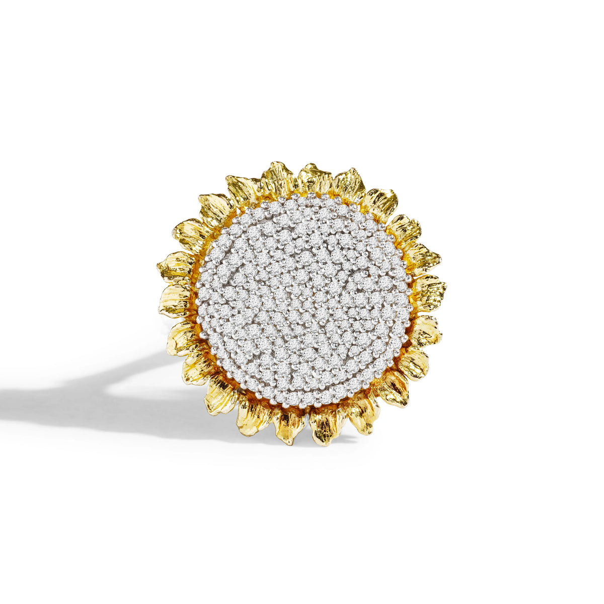 Vincent 25mm Ring with White Diamonds