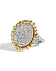 Vincent 25mm Ring with White Diamonds