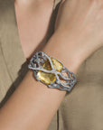 Enchanted Forest Cuff Bracelet with Diamonds