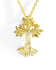 Michael Aram Armenian Tree of Life 25mm Cross Pendant Necklace with Diamonds