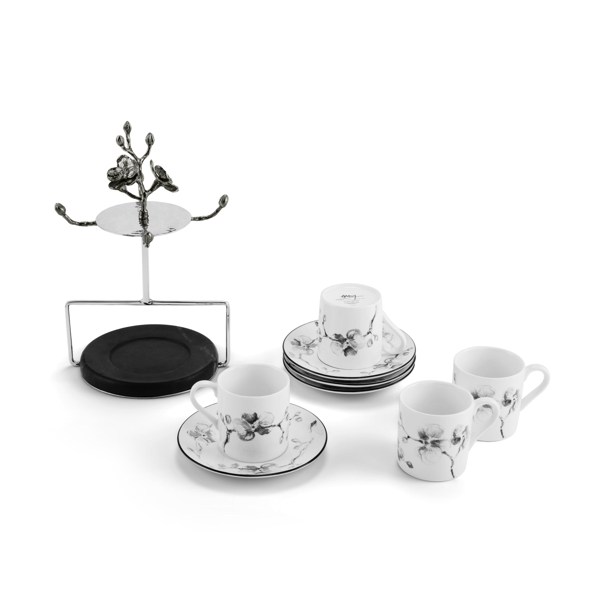 Michael Aram Black Orchid Demitasse