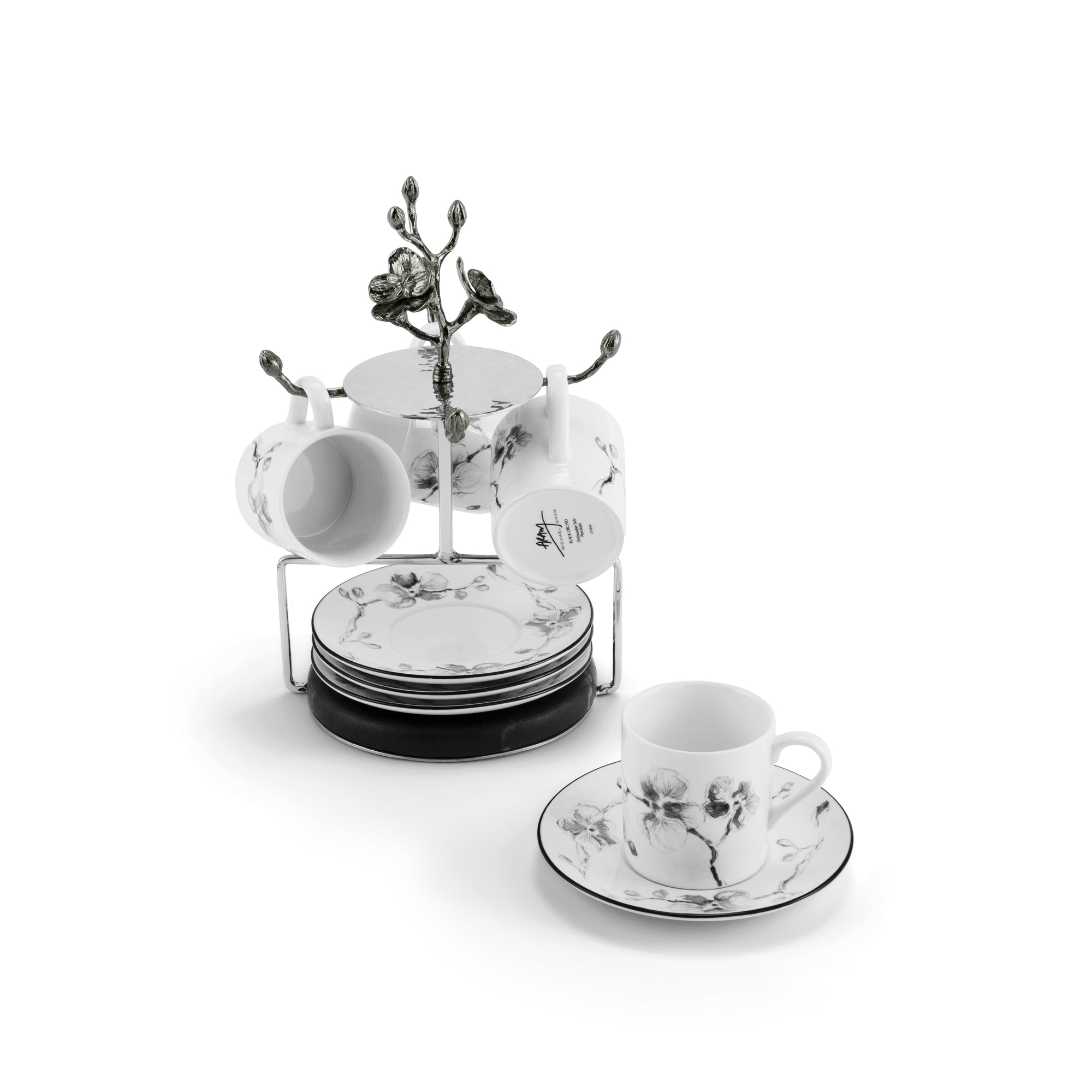 Michael Aram Black Orchid Demitasse