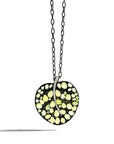 Michael Aram Botanical Leaf 53mm Necklace with Peridot and Diamonds