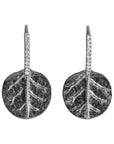 Michael Aram Botanical Leaf Earrings with Diamonds