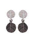 Michael Aram Botanical Leaf Earrings with Diamonds