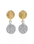 Michael Aram Botanical Leaf Earrings with Diamonds