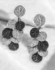 Michael Aram Botanical Leaf Earrings with Diamonds