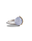 Michael Aram Butterfly Gingko Ring with Chalcedony and Diamonds