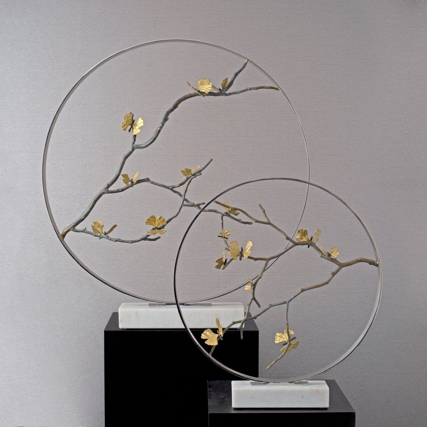 Michael Aram Butterfly Ginkgo 22&quot; Moon Gate Sculpture