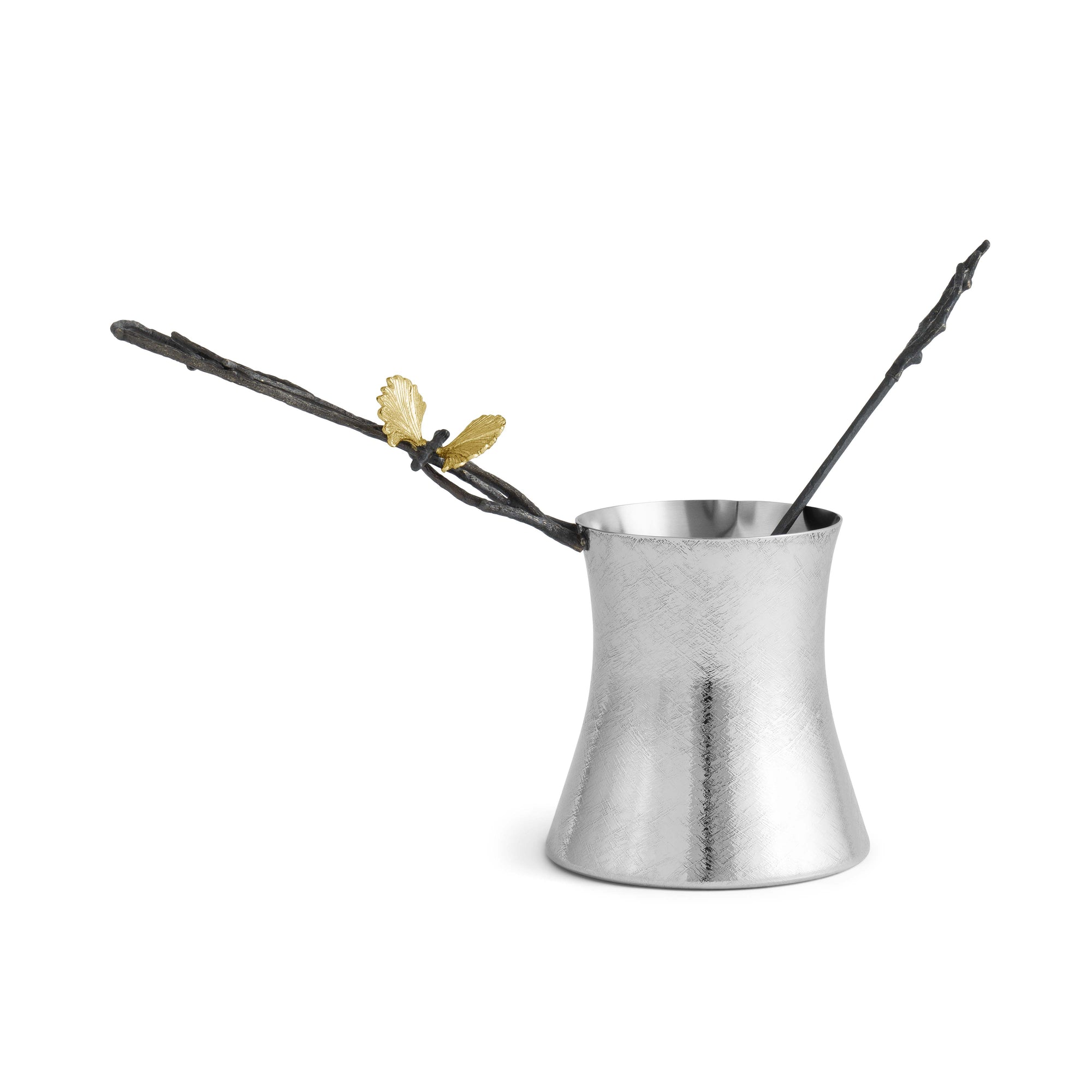 Michael Aram Butterfly Ginkgo Coffee Pot w/ Spoon