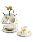 Michael Aram Butterfly Ginkgo Gold Demitasse Set