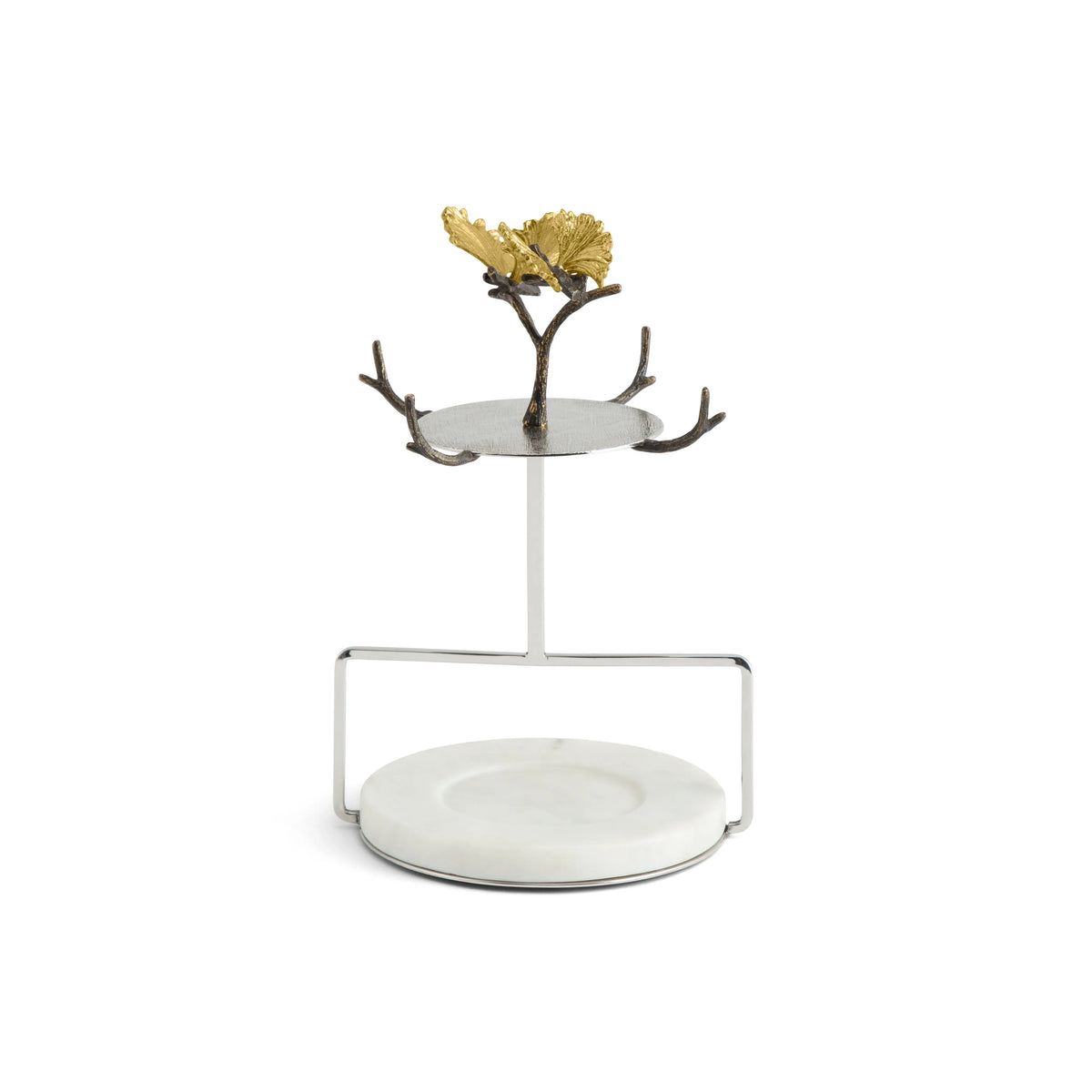 Michael Aram Butterfly Ginkgo Gold Demitasse Set