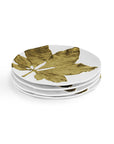 Michael Aram Chestnut Leaf Salad Plate Set