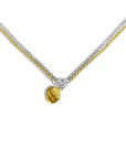 Michael Aram Dandelion Flower Pendant Necklace with Diamonds