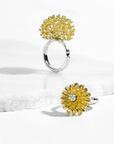 Michael Aram Dandelion Flower Ring with Diamonds