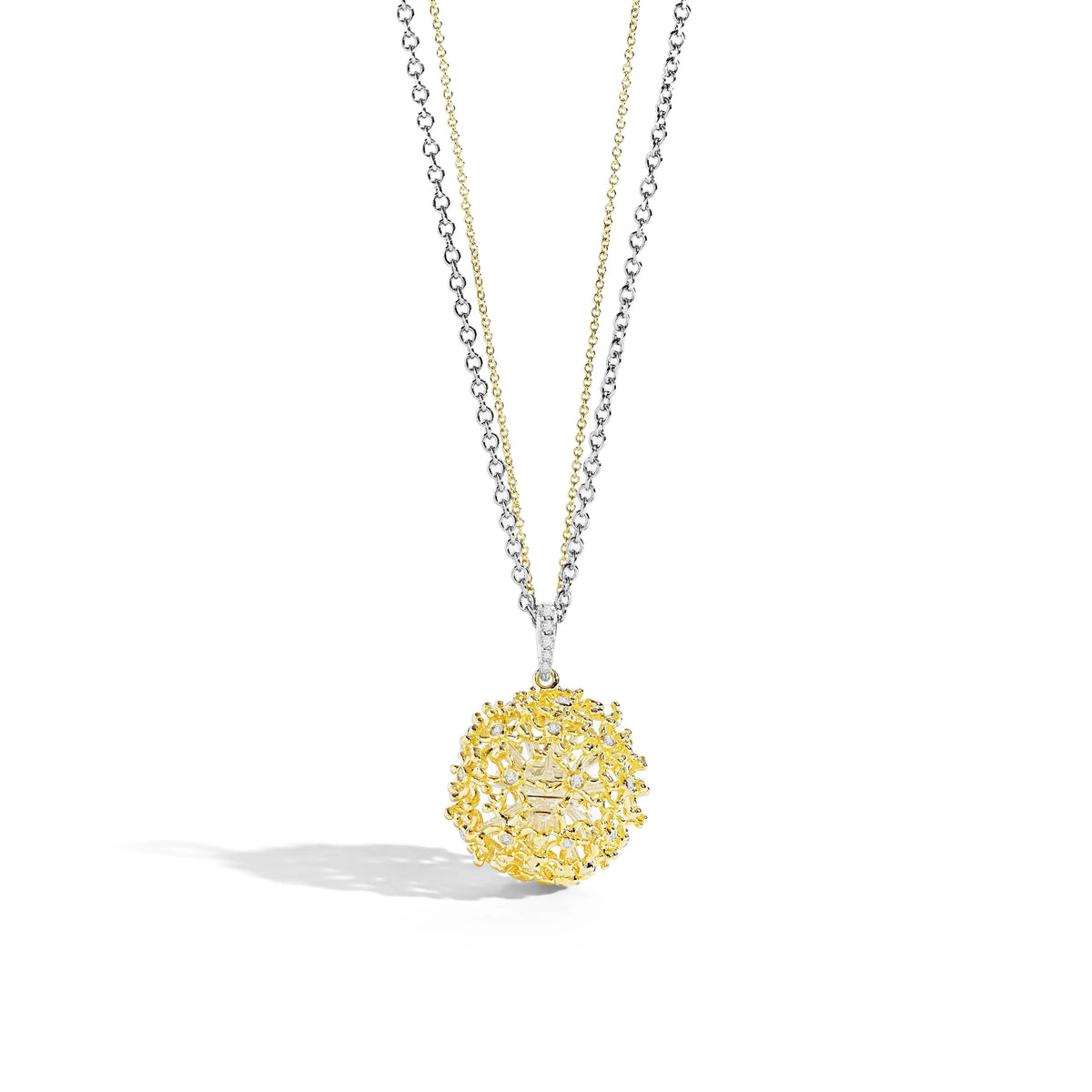 Michael Aram Dandelion Pendant Necklace with Diamonds