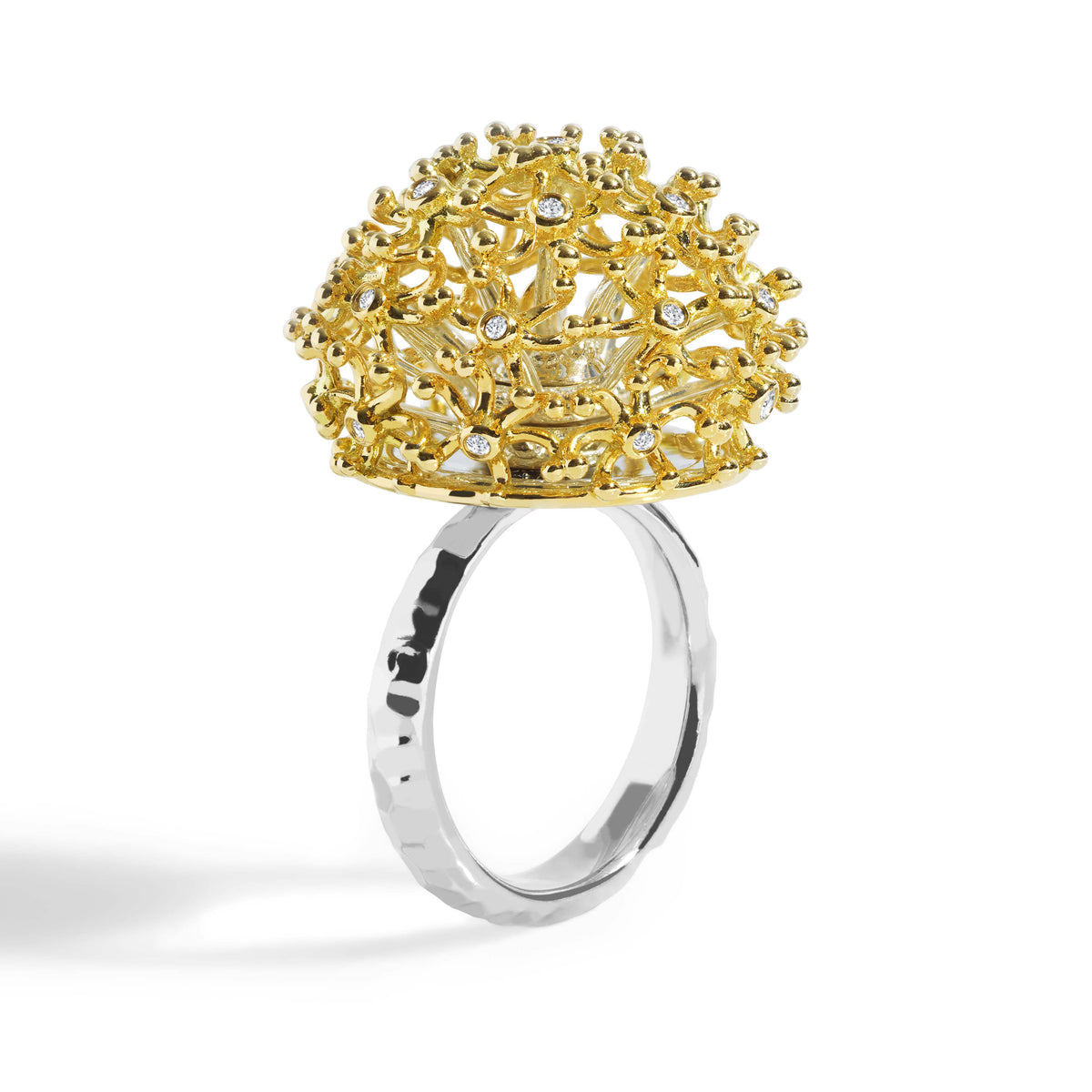 Michael Aram Dandelion Ring with Diamonds