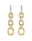 Michael Aram Enchanted Forest Link Earrings with Diamonds
