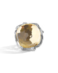 Michael Aram Enchanted Forest Ring with Gold Doublet and Diamonds