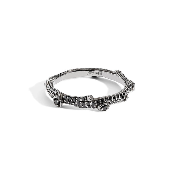 Michael Aram Enchanted Forest Stack Ring with Diamonds