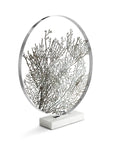 Michael Aram Fan Coral 32" Moon Gate Sculpture