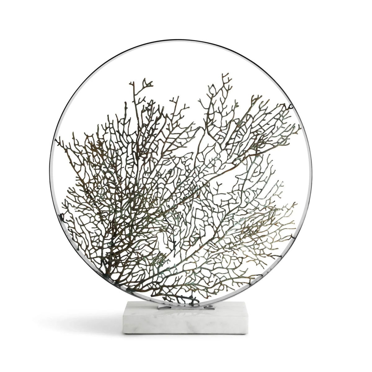 Michael Aram Fan Coral 32" Moon Gate Sculpture