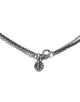 Michael Aram Feather 68mm Pendant Necklace with Black Diamonds