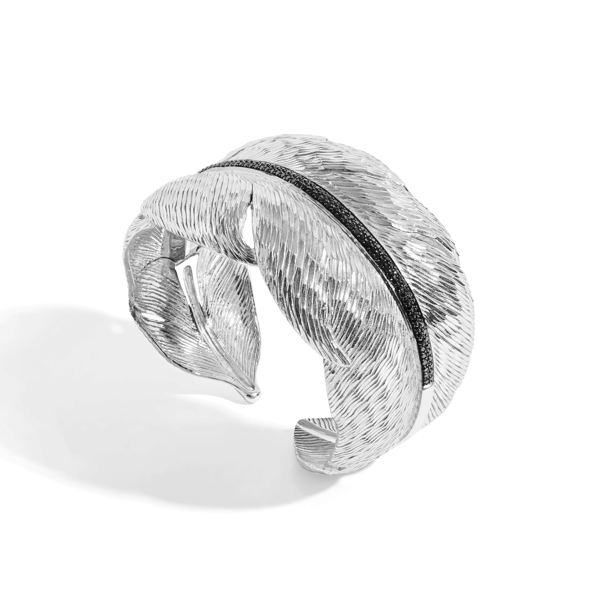 Michael Aram Feather Cuff with Diamonds