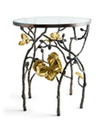 Michael Aram Gold Orchid Accent Table