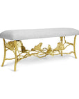 Michael Aram Golden Ginkgo Bench