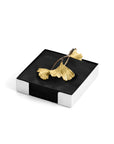 Michael Aram Golden Ginkgo Cocktail Napkin Holder