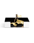 Michael Aram Golden Ginkgo Cocktail Napkin Holder