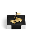 Michael Aram Golden Ginkgo Cocktail Napkin Holder