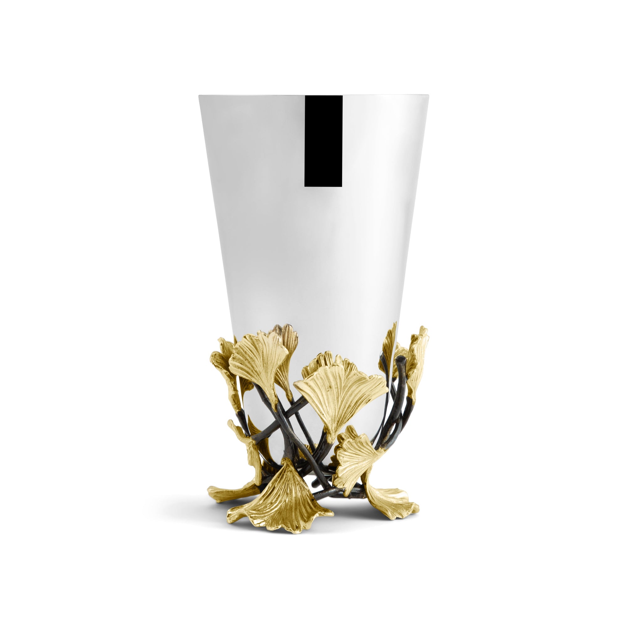 Michael Aram Golden Ginkgo Vase