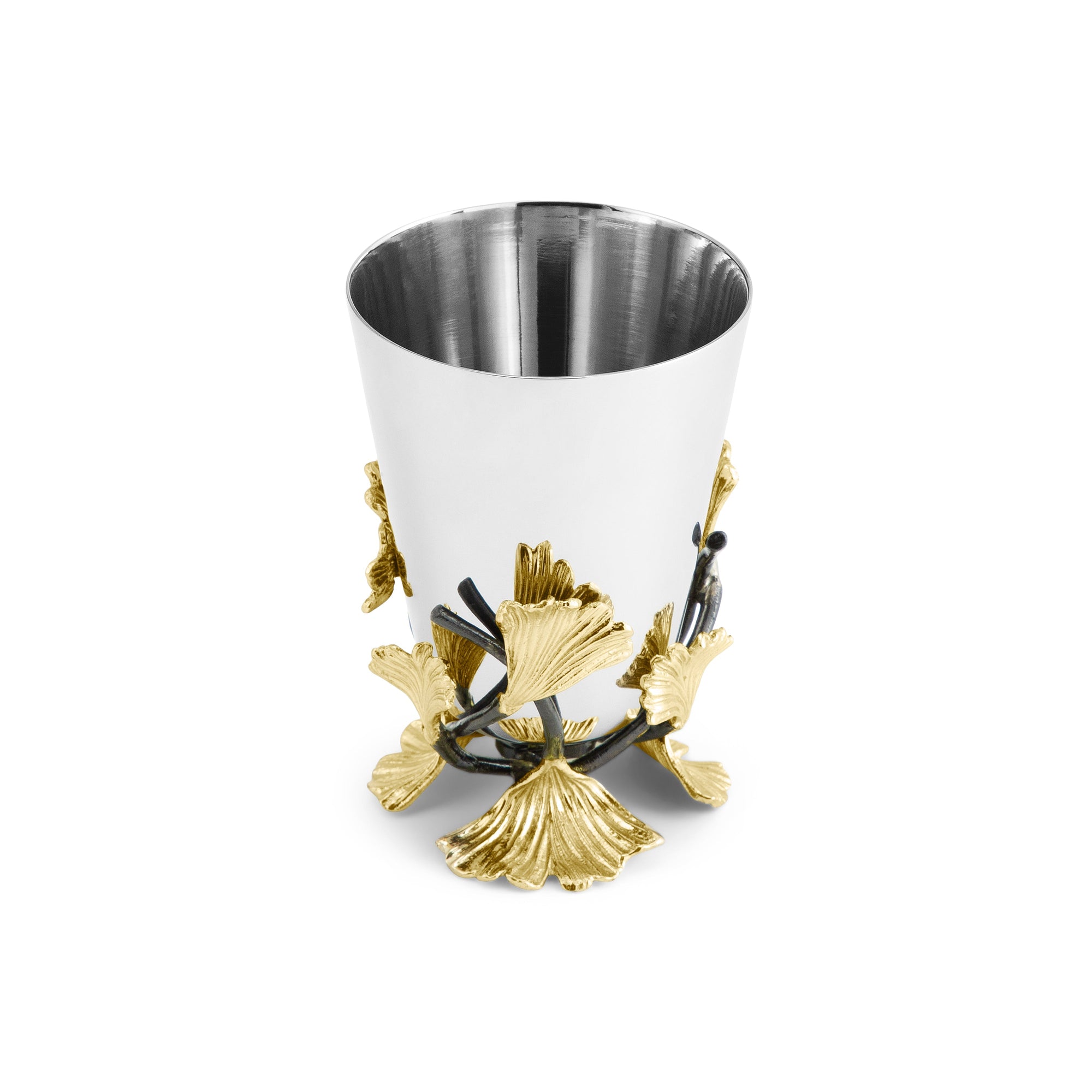 Michael Aram Golden Ginkgo Vase