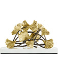 Michael Aram Golden Ginkgo Vertical Napkin Holder