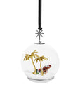 Michael Aram Island Santa Snow Globe Ornament