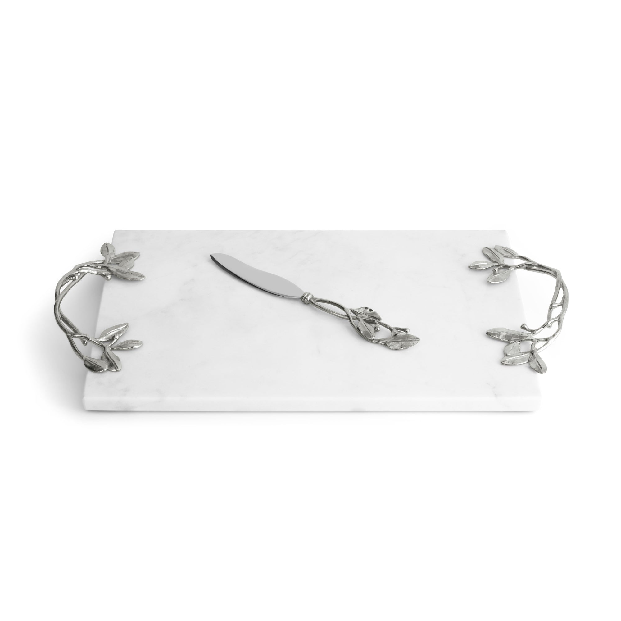 Michael Aram Laurel Cheese Board w/ Knife