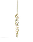 Michael Aram Laurel Leaf Drop Necklace with Diamonds