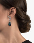 Michael Aram Ocean Earrings with Labradorite and Diamonds