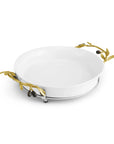 Michael Aram Olive Branch Pie Dish
