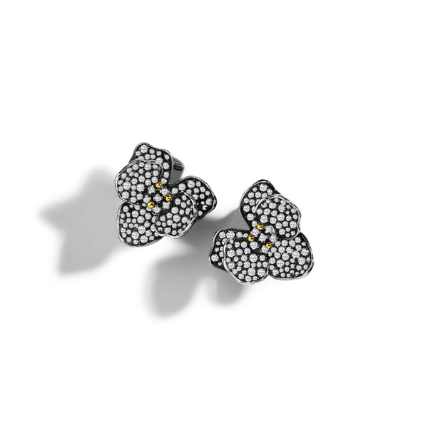 Michael Aram Orchid 21mm Pavé Earrings
